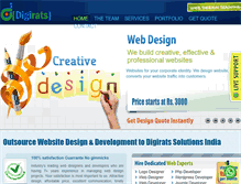 Tablet Screenshot of digirats.com